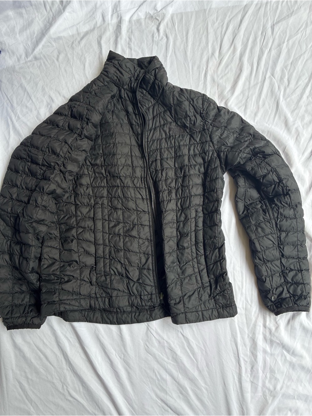 Lightweight Quilted Jacket in black north face